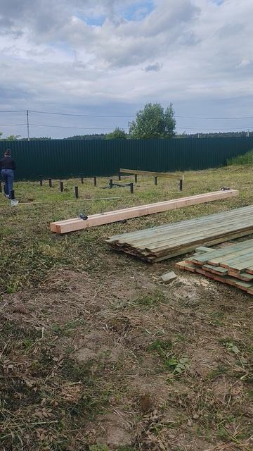 первый день строительства дачи своими руками. поэтапное строительство дома смотреть онлайн