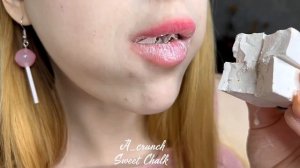 Мокрый пленный мел Добрый/Sweet Chalk/ASMR 🤍 💦