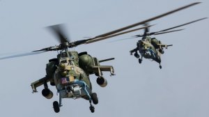 Вертолет Ми-28нм на боевом задании. Лучшее видео из зоны СВО