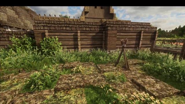 Строительство самой реалистичной средневековой деревни в Minecraft.