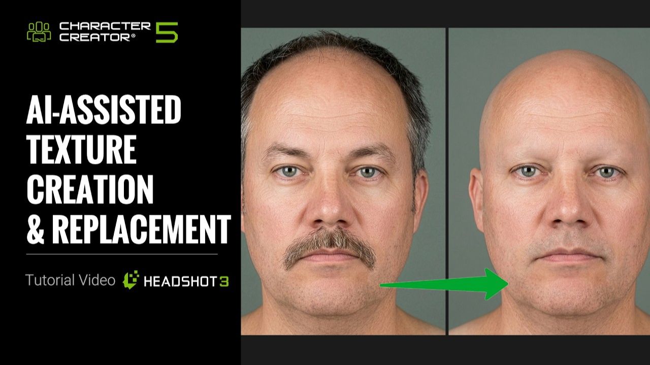 ИИ-текстуры в Headshot 3: апскейл, коррекция и замена материалов с искусственным интеллектом!