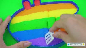 Залипательный АСМР 🌈 Слайм  Смешиваем радужную глину!