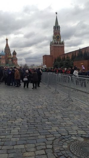 День памяти И. В. Сталина Москва, Красная площадь, Мавзолей Фрагмент 14
