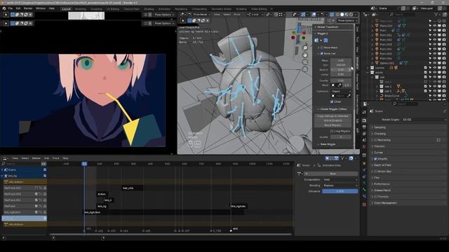Coloso - A to Z of NPR Animation in Blender 34-1. Animation Practice - Primary and Secondary 6
