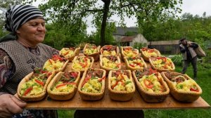Золотистые Хлебные Лодочки С Мясной Начинкой 🌶️