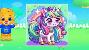 Детский развивающий мультфильм, пазлы, головоломка.