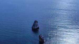 Севастополь, Фиолент, Яшмовый пляж, скалы Орест и Пилад.