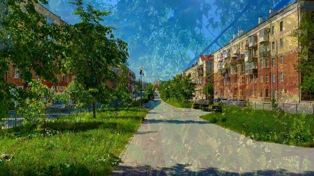 Прогулка по утреннему зелёному городу🌱🌾🐈🌳🕊️🌼🚴♀️🌲🌼Асбест, Средний Урал