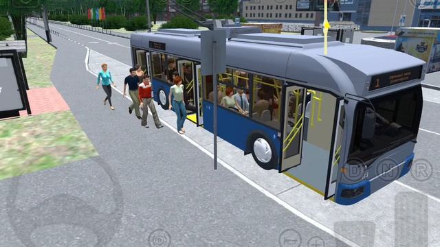 Троллейбус Бкм 321 на 1 маршруте г. Броницын смотреть онлайн