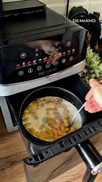 Макароны с индейкой в сливках
