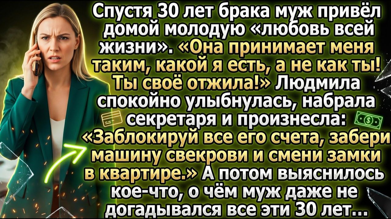 Муж привел молодую: «Ты отжила свое!» |Истории из жизни|Реальные истории