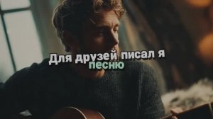 Для друзей писал я песню