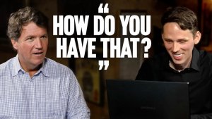 Tucker Shocked After Being Hacked Live on Podcast