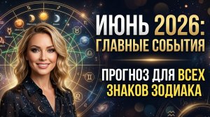 ИЮНЬ 2026: ГЛАВНЫЕ СОБЫТИЯ МЕСЯЦА И ПРОГНОЗ ДЛЯ ВСЕХ ЗНАКОВ ЗОДИАКА