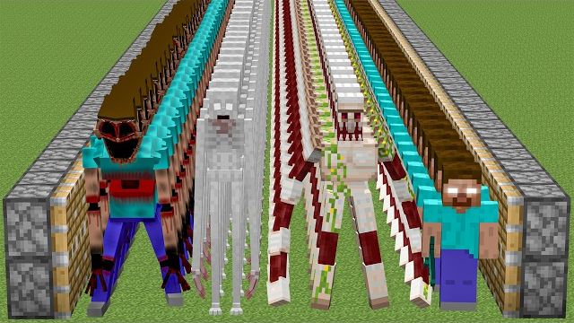 Имитатор железный голем + херобрин + SCP-096 + имитатор =? смотреть онлайн