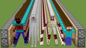 Имитатор железный голем + херобрин + SCP-096 + имитатор =?