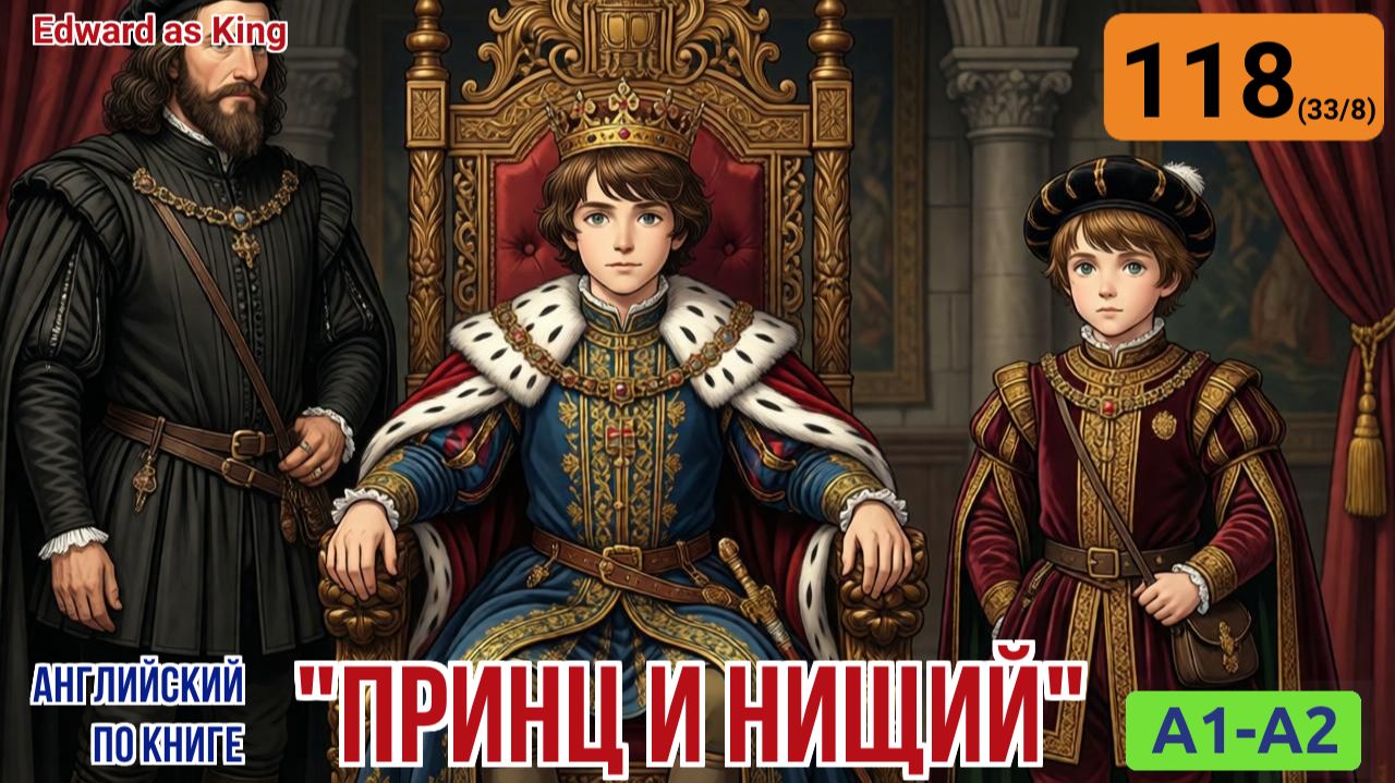 "Принц и нищий" на английском | Глава 33/8: Милосердное правление | A1-A2