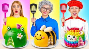 Кулинарный Челлендж# Я против Бабушки # Кулинарная Битва с Едой от Multi DO Joy