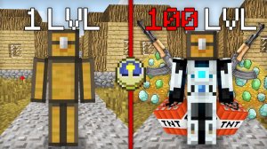 КАК ПРОКАЧАТЬ СВОЕГО ДРУГА ДО 100 УРОВНЯ В МАЙНКРАФТ | Риколит Minecraft