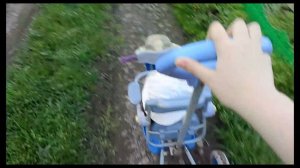 влог с Евой на огороде