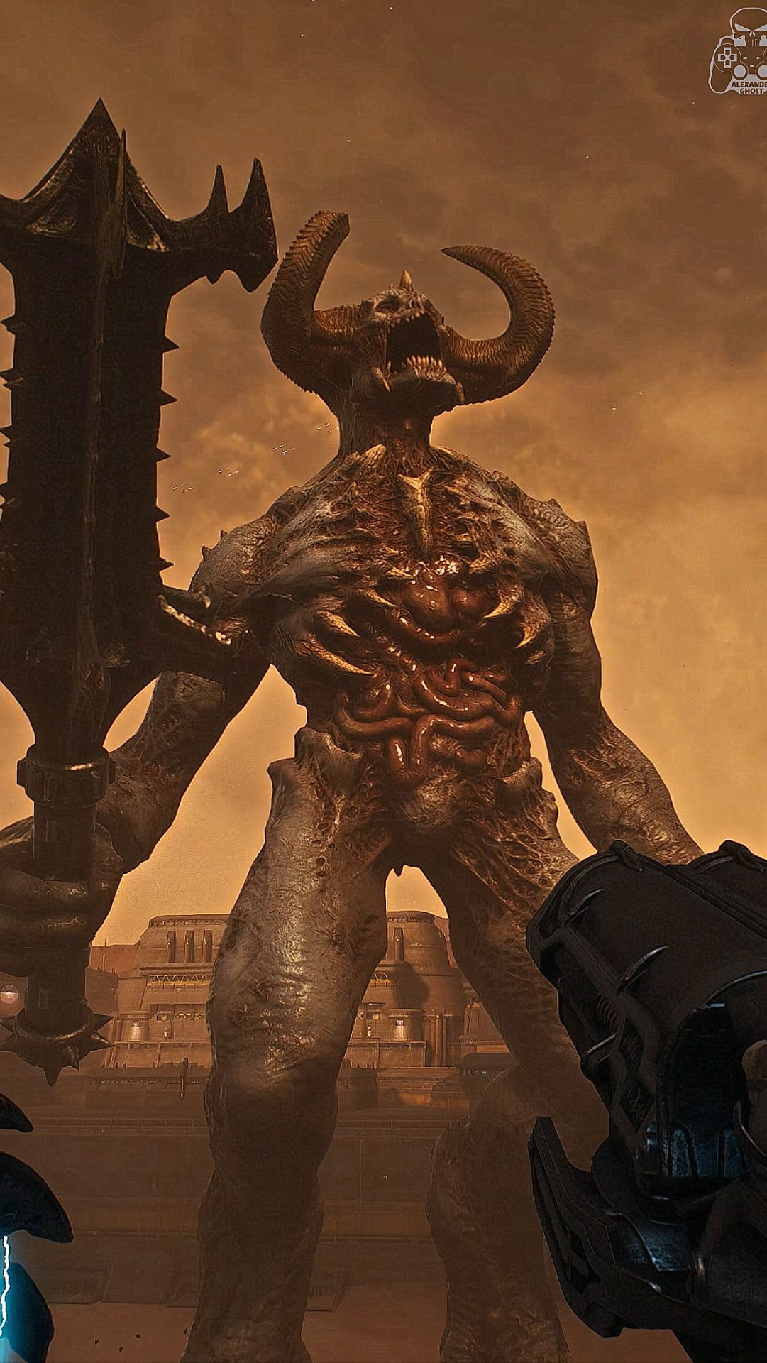 DOOM: The Dark Ages Атлан сражается с Титаном #doomthedarkages