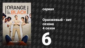 Оранжевый — хит сезона 4 сезон 6 серия «Кусок дерьма» (сериал, 2016)