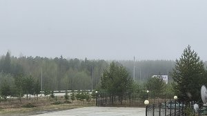 С утра было туманно и прохладно