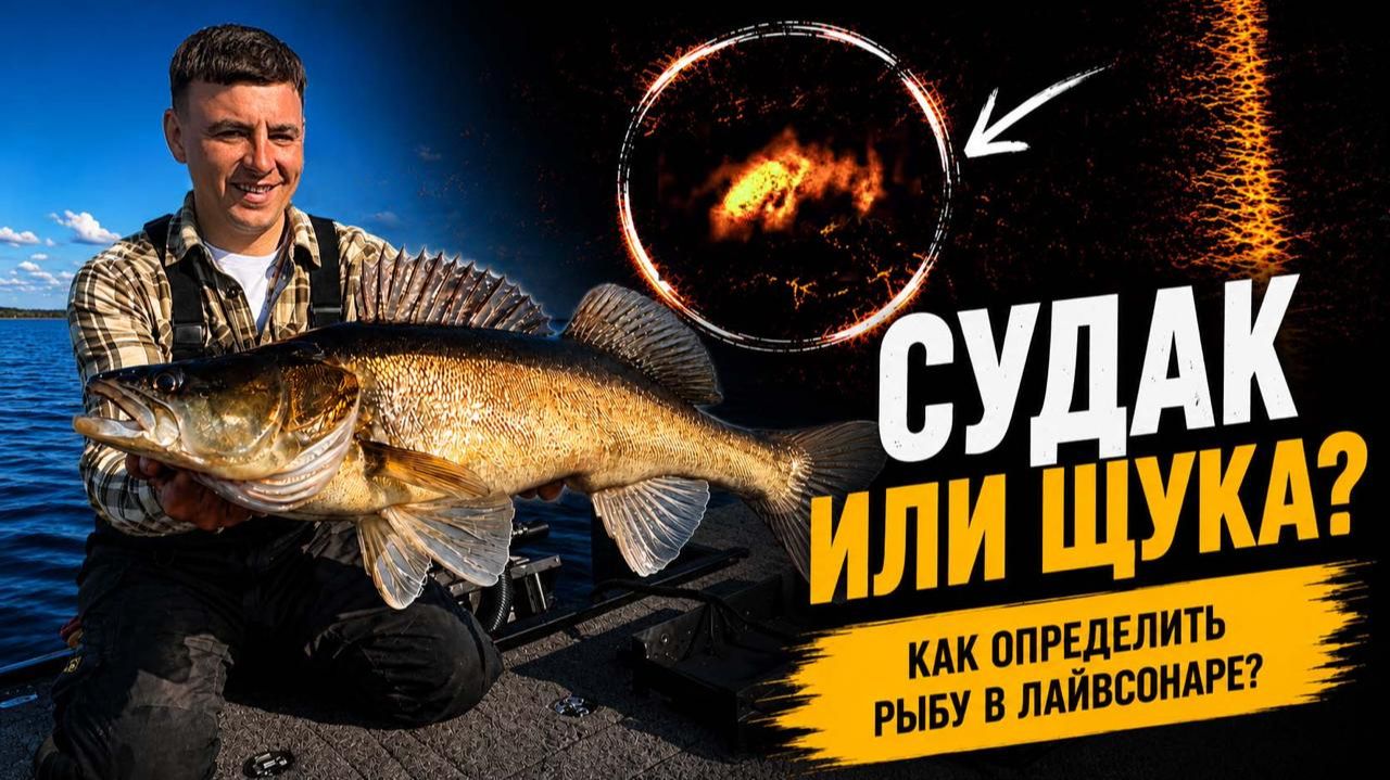 СУДАК ИЛИ ЩУКА? КАК ОПРЕДЕЛИТЬ РЫБУ В ЛАЙВСОНАРЕ