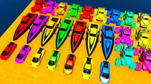 GTA V Трюки на суперкарах, внедорожниках и самолетах во время гоночного челленджа на суперкарах