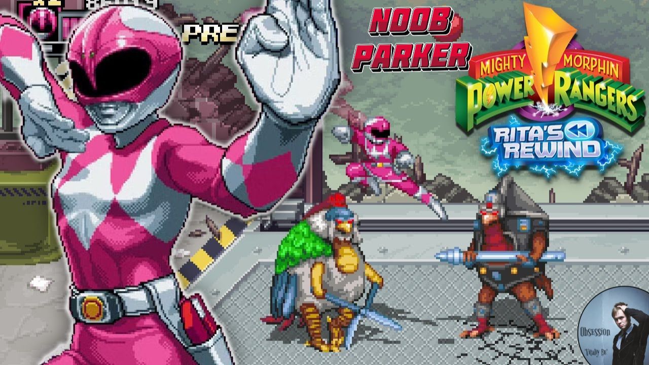 Mighty Morphin Power Rangers Rita's Rewind - Прохождение Розовй Рейнджер