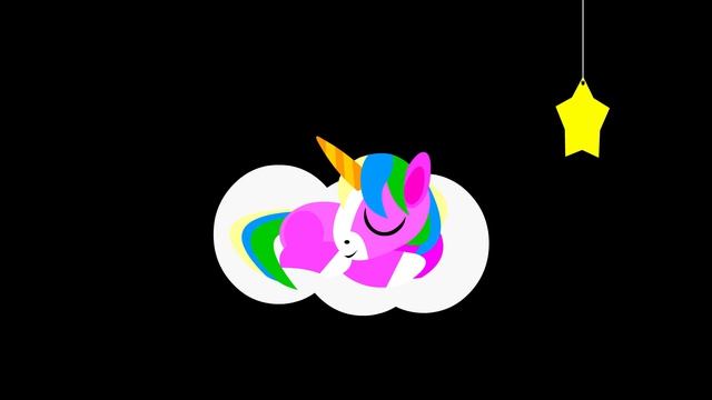 Baby Sensory - Sleepy Time Unicorn - Высококонтрастная анимация - 2 часа колыбельной
