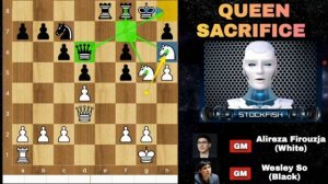 «„Мальчик Stockfish“Алиреза Фирузджа пожертвовалферзём — и Stockfishбылвпечатлён_Шахматы_Stockfish«р