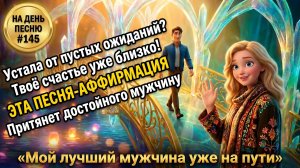 НА ДЕНЬ ПЕСНЮ #145 | Волшебная ПЕСНЯ-АФФИРМАЦИЯ на притяжение достойного партнёра Мой лучший мужчина