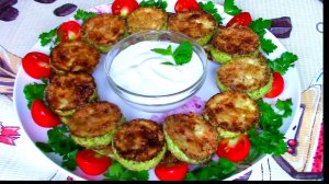 Обалденно вкусные жареные кабачки с чесноком и без сыра.