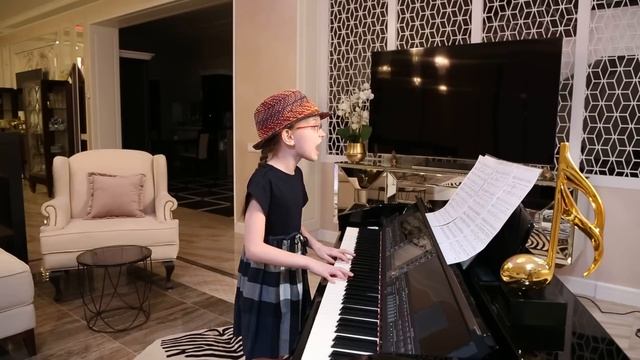 ТОП  - ВРЕМЯ И СТЕКЛО - piano cover bay ВИКТОРИЯ СТАРИКОВА  9 лет
