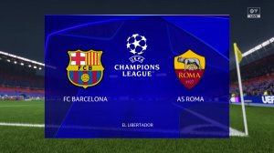 Барселона - Рома Лига Чемпионов Плей-офф сезон 28/29 игра FC26