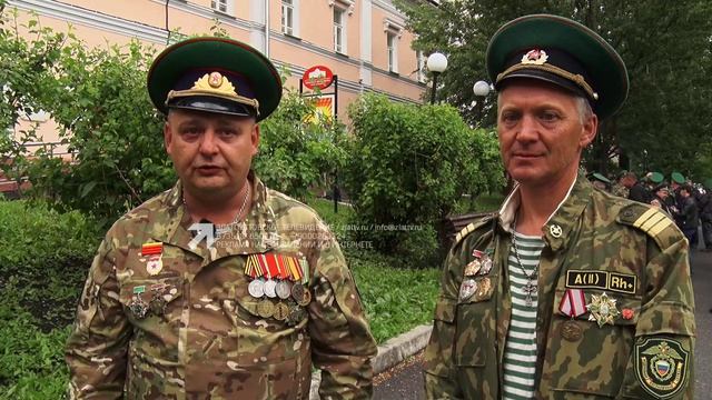 Сегодня в Златоусте отметили День пограничника смотреть онлайн