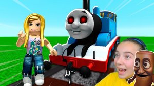 ПОБЕГ ОТ ПАРОВОЗИКА ТОМАСА в ROBLOX!