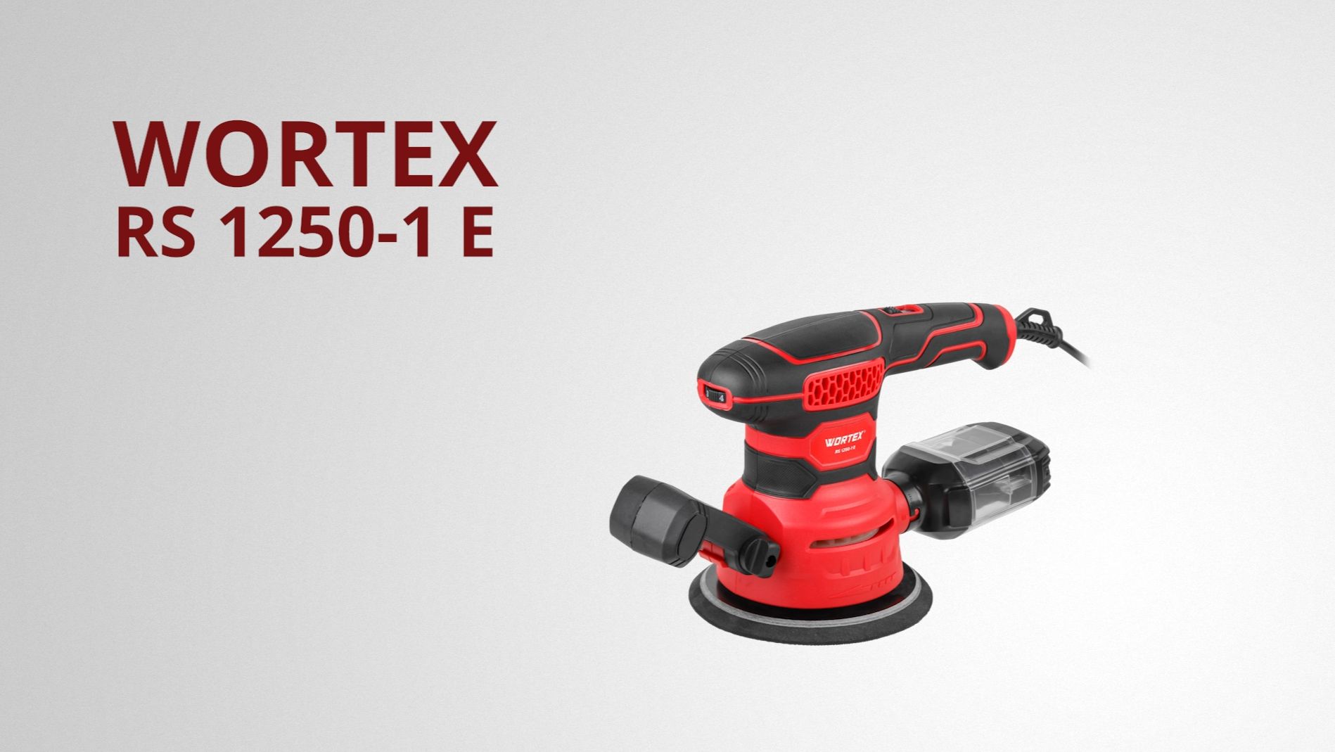 Эксцентриковая шлифмашина WORTEX RS 1250-1 E смотреть онлайн
