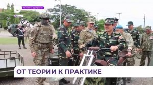 Техника из Хабаровского края - на военных учениях в Лаосе