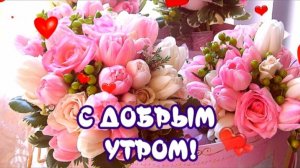 С ДОБРЫМ УТРОМ! КРАСИВАЯ ВИДЕООТКРЫТКА
