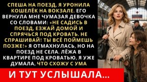 ИСТОРИИ ИЗ ЖИЗНИ|Спеша на поезд, я уронила кошелёк на вокзале|РЕАЛЬНЫЕ ИСТОРИИ|ЖИЗНЕННЫЕ ИСТОРИИ