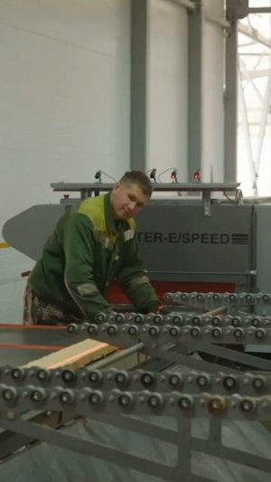 Сортировка и кромкообрезной станок. Линия распиловки  KRAFTER , 200 м³ за смену - ЭКО-ТЕХ