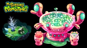 Миска Гармонии на Островке Кристалла - Все Звуки и Анимации (My Singing Monsters)