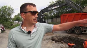 В районе северо-запада активно идет ремонт теплосети