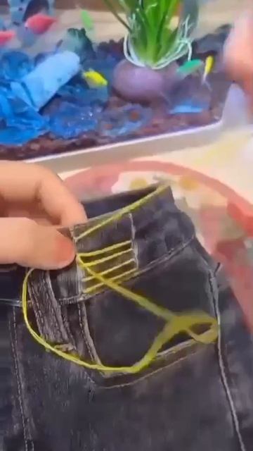 Как ушить джинсы