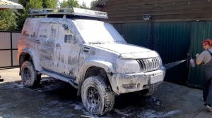 Рюмка GRASS против грязи: как я отмыл УАЗ Патриота без весов и заморочек 🚙💨