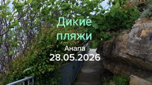 Анапа 28.05.2026 Дикие пляжи