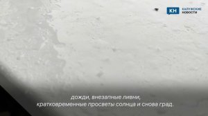Калугу снова засыпает градом — аномалия бьет по городу третий день подряд