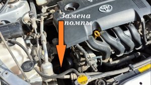 Замена помпы / TOYOTA / 1NZ-FE